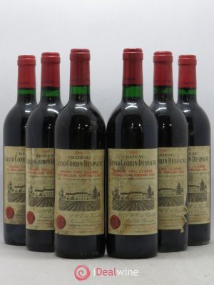 Château Grand Corbin Despagne Grand Cru Classé  1989 - Lot of 6 Bottles