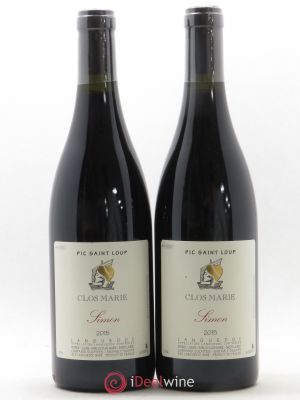 Pic Saint-Loup Clos Marie Cuvée Simon Françoise Julien et Christophe Peyrus  2015 - Lot of 2 Bottles