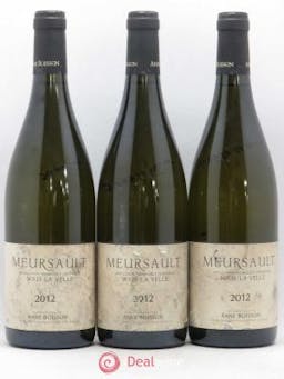 Meursault Sous la Velle Anne Boisson  2012 - Lot of 3 Bottles