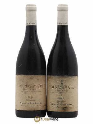 Volnay 1er Cru Cailleret Nicolas Rossignol 2006 - Lot de 2 Bouteilles