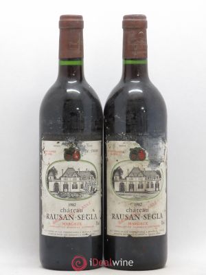 Château Rauzan Ségla  1982 - Lot of 2 Bottles