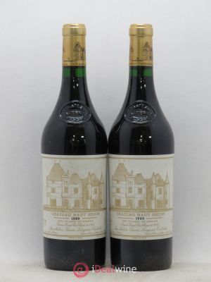 Château Haut Brion 1er Grand Cru Classé  1989 - Lot de 2 Bouteilles