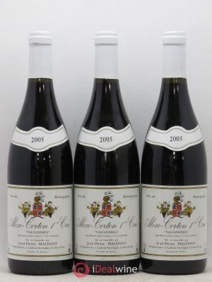 Aloxe-Corton 1er Cru Valozieres Jean Pierre Maldant 2005 - Lot of 3 Bottles
