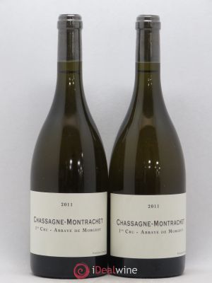 Chassagne-Montrachet 1er Cru Abbaye de Morgeot Domaine de Chassorney - Frédéric Cossard  2011 - Lot of 2 Bottles