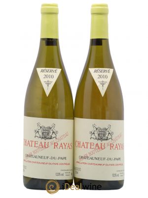 Châteauneuf-du-Pape Château Rayas Emmanuel Reynaud  2010 - Lot of 2 Bottles