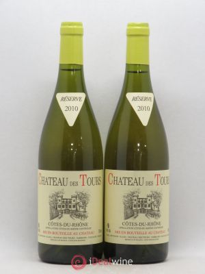 Côtes du Rhône Château des Tours E.Reynaud  2010 - Lot of 2 Bottles