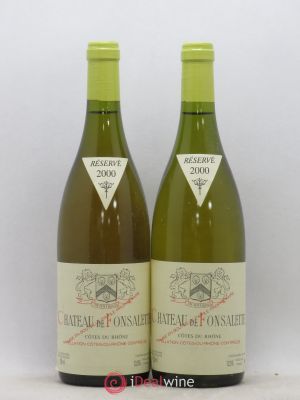 Côtes du Rhône Château de Fonsalette SCEA Château Rayas  2000 - Lot of 2 Bottles