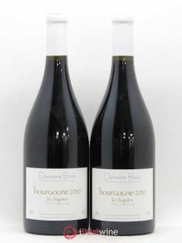 Bourgogne Le Chapitre Domaine Bizot  2010 - Lot of 2 Bottles