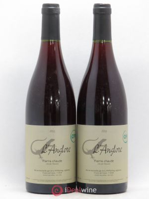Vin de France Pierre Chaude Cuvée Off L'Anglore  2011 - Lot of 2 Bottles