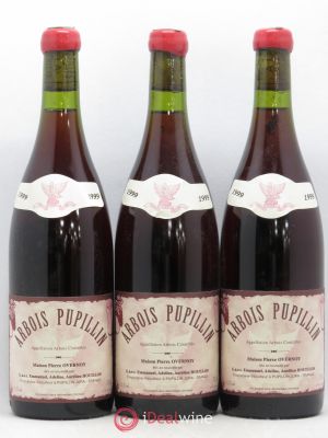 Arbois Pupillin Poulsard (cire rouge) Pierre Overnoy (Domaine)  1999 - Lot of 3 Bottles