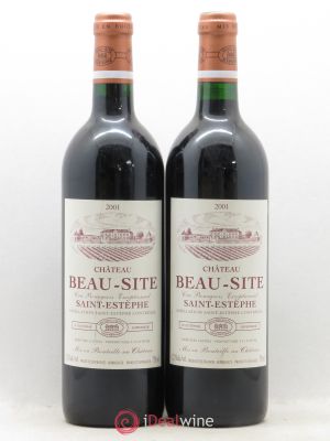 Château Beau Site Cru Bourgeois  2001 - Lot of 2 Bottles