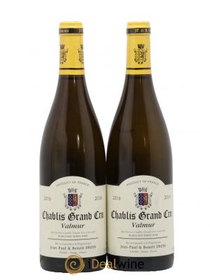 Chablis Grand Cru Valmur Jean-Paul & Benoît Droin (Domaine)  2016 - Lot of 2 Bottles