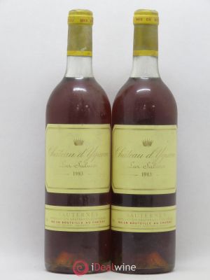 Château d'Yquem 1er Cru Classé Supérieur  1983 - Lot of 2 Bottles