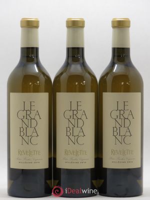 IGP Méditerranée Château Revelette Le Grand Blanc  2016 - Lot of 3 Bottles