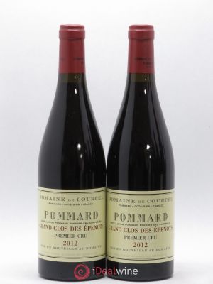 Pommard 1er Cru Grand Clos des Epenots de Courcel (Domaine)  2012 - Lot of 2 Bottles