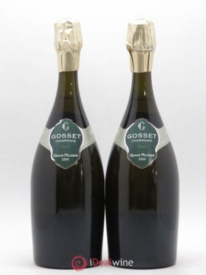 Champagne Brut Grand Millésime Gosset 2004 - Lot de 2 Bouteilles
