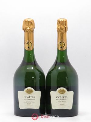 Comtes de Champagne Taittinger  2005 - Lot de 2 Bouteilles
