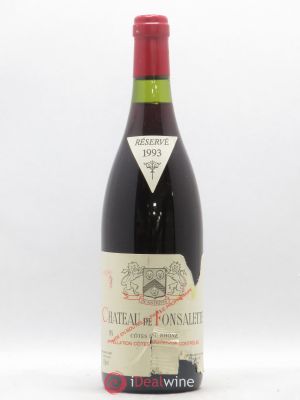 Côtes du Rhône Château de Fonsalette SCEA Château Rayas  1993 - Lot of 1 Bottle