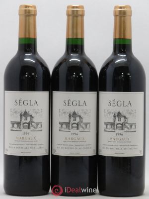Ségla de Rauzan-Ségla  1996 - Lot of 3 Bottles