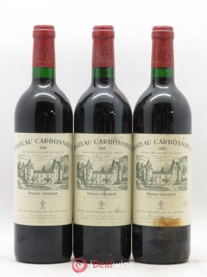 Château Carbonnieux Cru Classé de Graves  1998 - Lot of 3 Bottles