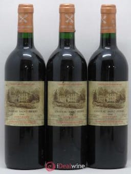 Château Saint-Pierre 4ème Grand Cru Classé  1998 - Lot of 3 Bottles