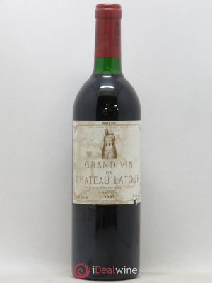 Château Latour 1er Grand Cru Classé  1987 - Lot de 1 Bouteille