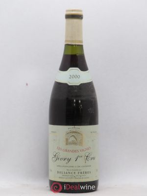 Givry 1er Cru Les Grandes Vignes Deliance Frères 2000 - Lot of 1 Bottle