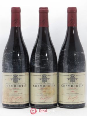 Chambertin Grand Cru Jean et Jean-Louis Trapet  2008 - Lot of 3 Bottles
