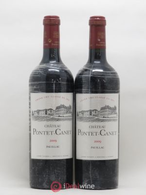 Château Pontet Canet 5ème Grand Cru Classé  2009 - Lot of 2 Bottles