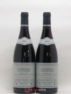 Chambertin Clos de Bèze Grand Cru Bruno Clair (Domaine)  2010 - Lot of 2 Bottles