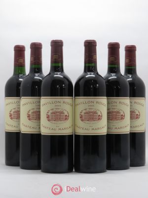 Pavillon Rouge du Château Margaux Second Vin  2005 - Lot of 6 Bottles