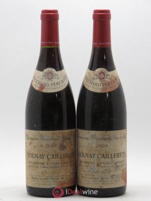 Volnay 1er cru Caillerets - Ancienne Cuvée Carnot Bouchard Père & Fils  2005 - Lot of 2 Bottles