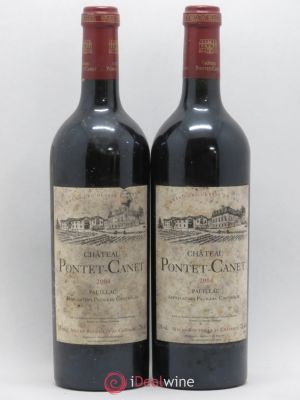 Château Pontet Canet 5ème Grand Cru Classé  2004 - Lot of 2 Bottles