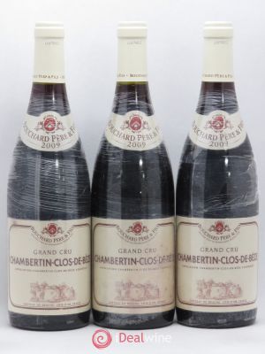 Chambertin Clos de Bèze Grand Cru Clos de Bèze Bouchard Père & Fils  2009 - Lot of 3 Bottles