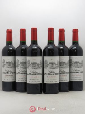 Château la Commanderie Cru Bourgeois  2012 - Lot of 6 Bottles