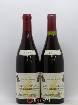 Vosne-Romanée 1er Cru Au Dessus des Malconsorts Gilles Remoriquet  2011 - Lot of 2 Bottles