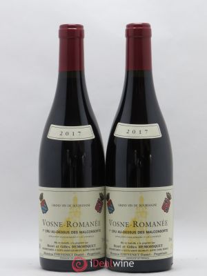 Vosne-Romanée 1er Cru Au Dessus des Malconsorts Gilles Remoriquet (no reserve) 2017 - Lot of 2 Bottles