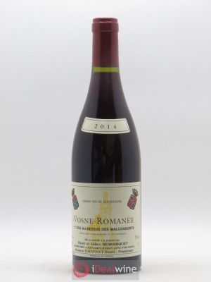 Vosne-Romanée 1er Cru Au Dessus des Malconsorts Gilles Remoriquet (no reserve) 2014 - Lot of 1 Bottle