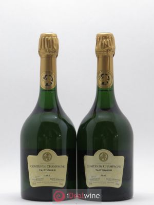 Comtes de Champagne Taittinger  1995 - Lot of 2 Bottles