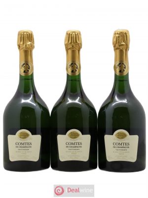 Comtes de Champagne Taittinger  1999 - Lot de 3 Bouteilles