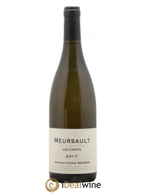 Meursault Les Criots Pierre Boisson (Domaine)  2017 - Lot of 1 Bottle