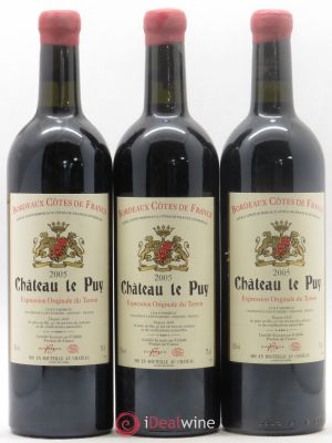 Le Puy - Cuvée Emilien  2005 - Lot of 3 Bottles