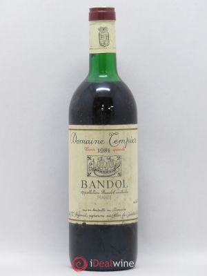 Bandol Domaine Tempier Cuvée spéciale Famille Peyraud  1984 - Lot de 1 Bouteille