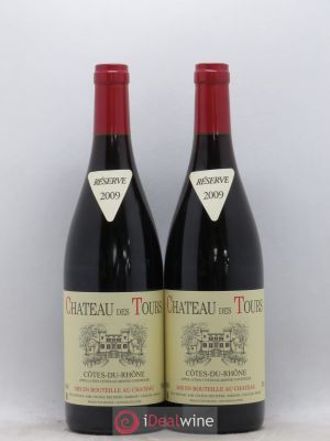 Côtes du Rhône Château des Tours E.Reynaud  2009 - Lot of 2 Bottles