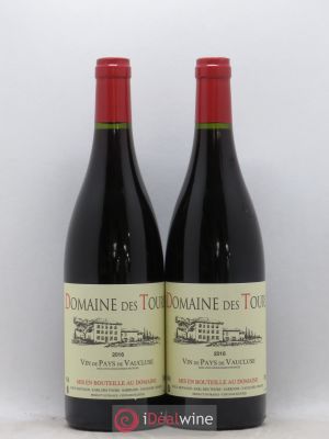 IGP Vaucluse (Vin de Pays de Vaucluse) Domaine des Tours E.Reynaud  2016 - Lot of 2 Bottles