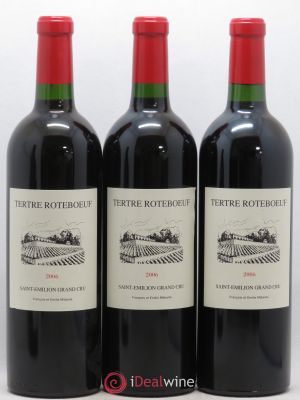 Château Tertre Roteboeuf  2006 - Lot of 3 Bottles