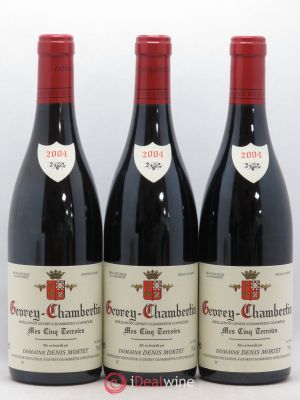 Gevrey-Chambertin Mes Cinq Terroirs Denis Mortet (Domaine)  2004 - Lot of 3 Bottles