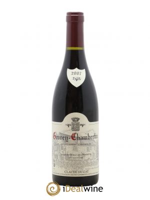 Gevrey-Chambertin Claude Dugat  2007 - Lot of 1 Bottle