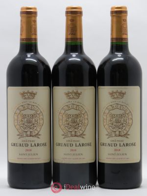 Château Gruaud Larose 2ème Grand Cru Classé  2010 - Lot of 3 Bottles