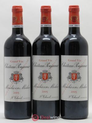 Château Poujeaux  2005 - Lot of 3 Bottles